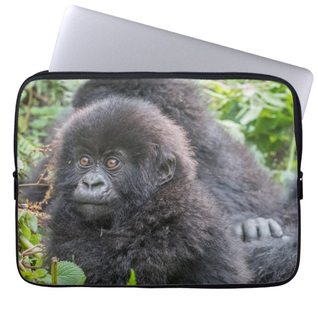 Funda Para Portátil Gorilla de la Montaña Bebé (Frente)