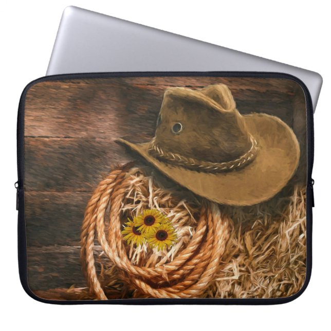 Funda Para Portátil Gorra Cowboy (Frente)