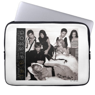 Funda Para Portátil Gossip Chica Black and White Group Graphic