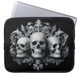 Funda Para Portátil Goth Skulls