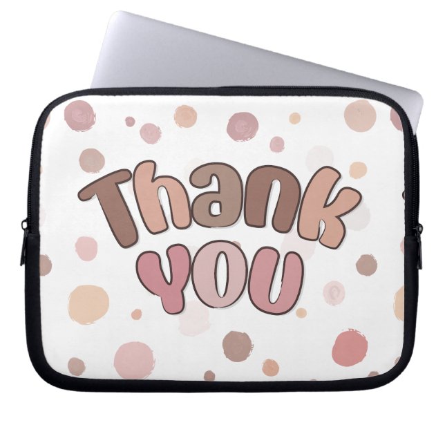 Funda Para Portátil Gracias (Frente)