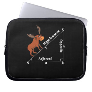 Funda Para Portátil Graciosa matemática Hipotemoose Geometría Moose Ch
