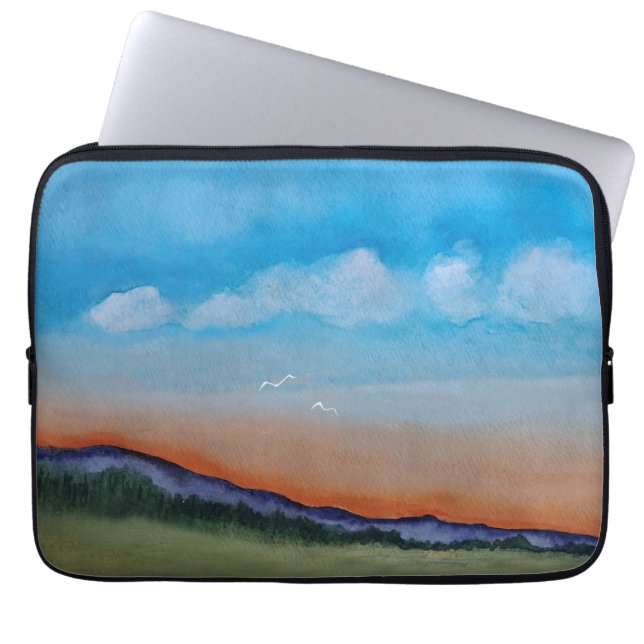 Funda Para Portátil Graciosas Colinas Sunset (Frente)