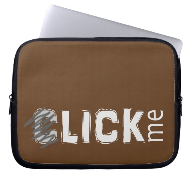 Funda Para Portátil Gracioso (C) Lick Me Ice Breaker Light Text (Frente)