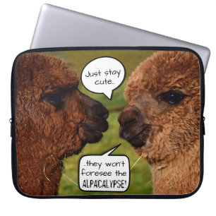 Funda Para Portátil Gracioso Esquema Alpacalypse