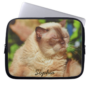Funda Para Portátil Gracioso Gato Sleepy Para Amantes De Gatitos