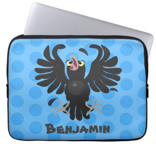 Funda Para Portátil Gracioso ilustracion de personalizado de cuervos l