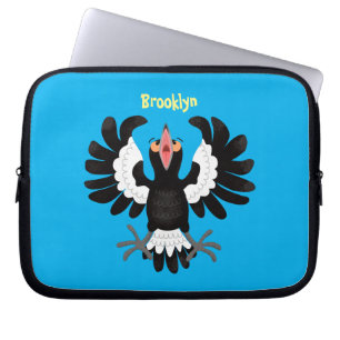 Funda Para Portátil Gracioso ilustracion de personalizado magpie austr