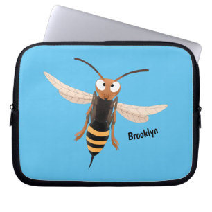 Funda Para Portátil Gracioso ilustracion personalizado de avispas de a