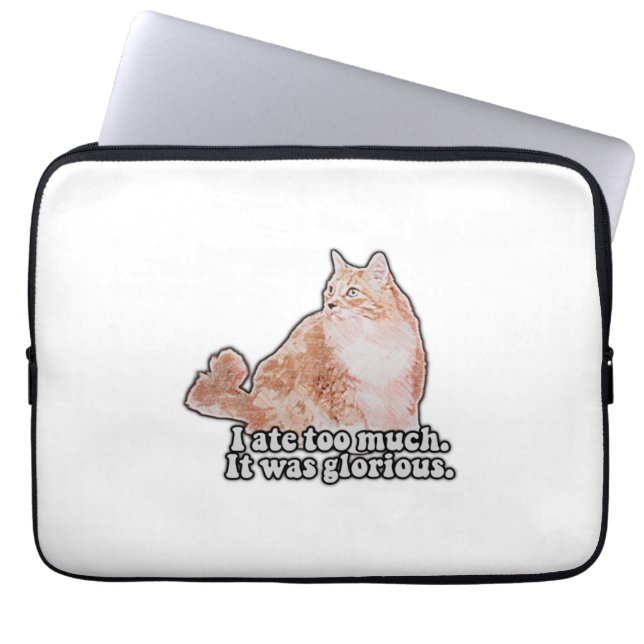 Funda Para Portátil Gracioso meme de gatos gruñones para los amantes d (Frente)