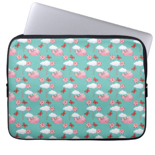 Funda Para Portátil Gracioso patrón de cerdo volador