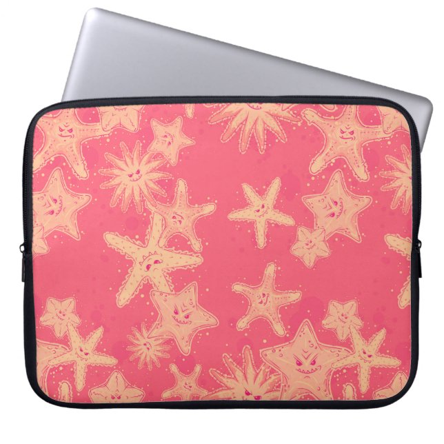 Funda Para Portátil Gracioso patrón de limonada Starfish (Frente)