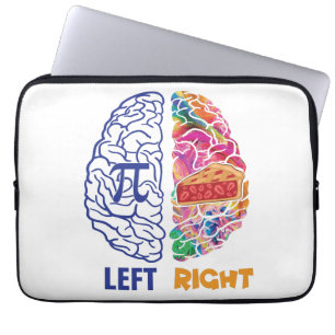 Funda Para Portátil Gracioso Pi Izquierda Brasurada Derecha