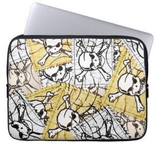 Funda Para Portátil Gracioso sello de cráneo