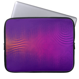 Funda Para Portátil Gradiente abstracto de medio tono. fondo vibrante,