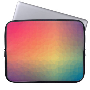 Funda Para Portátil Gradiente de arcoiris colorido geométrico