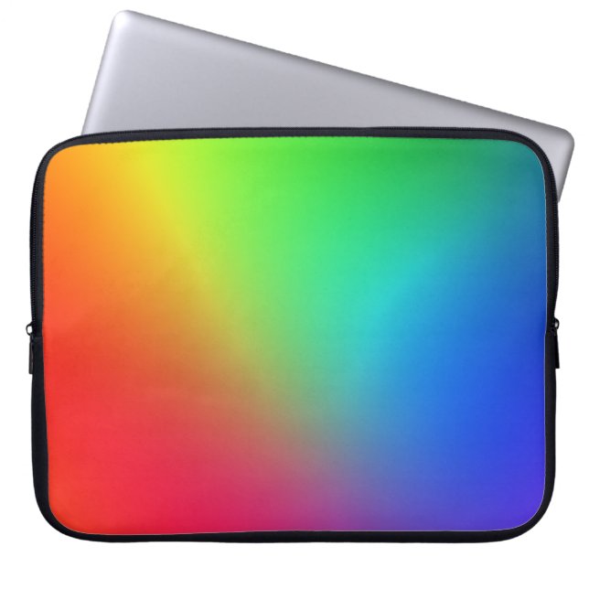 Funda Para Portátil Gradiente de color de arcoíris (Frente)