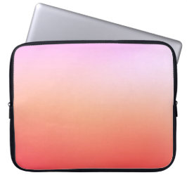 Funda Para Portátil Gradiente de puesta de sol pastel radiante