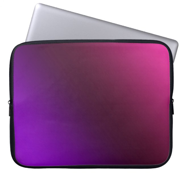 Funda Para Portátil Gradiente, rosa-púrpura (Frente)