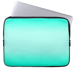 Funda Para Portátil Gradiente verde moderno Patrón de naturaleza acuar