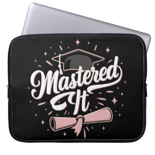 Funda Para Portátil Graduación MBA de licenciado en licenciatura en te