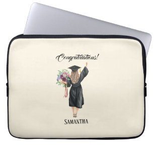 Funda Para Portátil Graduación personalizada de acuarela (8)