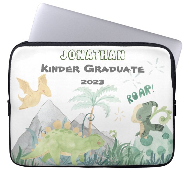 Funda Para Portátil Graduado de jardín de infancia personalizado (Frente)