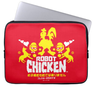 Funda Para Portátil Gráfica Robot Chicken Nerd Unicorn