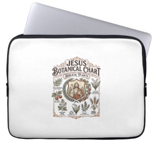 Funda Para Portátil Gráfico Botánico Jesús Plantas Bíblicas Jesús Bota