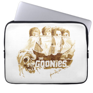Funda Para Portátil Gráfico de acuarela del barco pirata Goonies