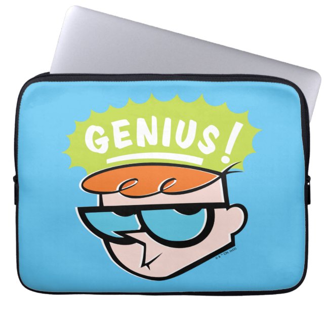 Funda Para Portátil Gráfico de llamadas "Genius" de Dexter (Frente)