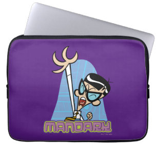 Funda Para Portátil Gráfico de nombre de carácter de Mandark