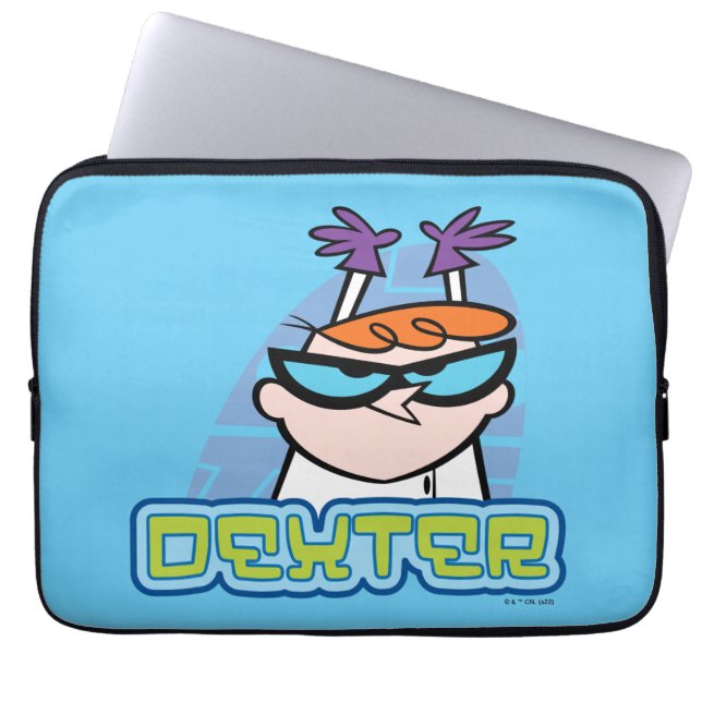 Funda Para Portátil Gráfico de nombre de carácter Dexter (Frente)