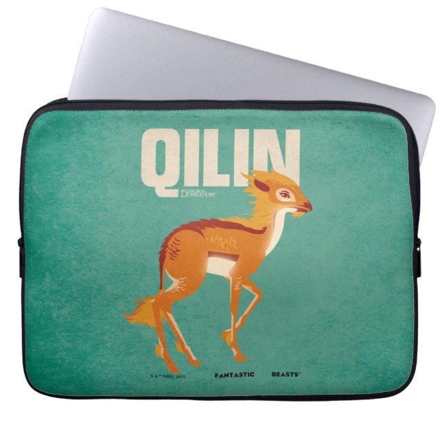 Funda Para Portátil Gráfico de Qilin Vintage (Frente)