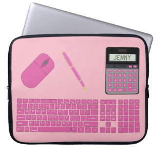 Funda Para Portátil Gráfico de teclado, ratón, calculador y lápiz