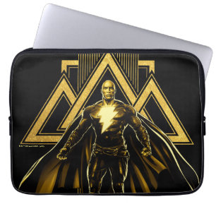 Funda Para Portátil Gráfico del pilar triangular del Adam negro