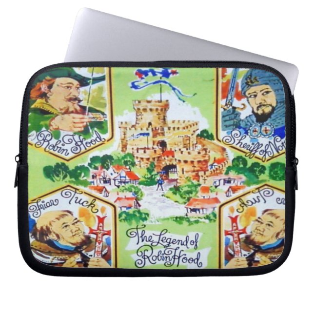 Funda Para Portátil Gráfico estaño de 1970 (Frente)