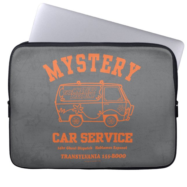 Funda Para Portátil Gráfico "Mystery Car Service" de Scooby-Doo (Frente)