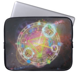 Funda Para Portátil Gráfico natal de astrología zodiaca