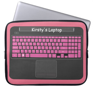 Funda Para Portátil Gráfico portátil con teclas rosas