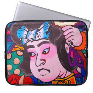 Funda Para Portátil Gráfico sobre Kiteart tradicional japonés, kite, s