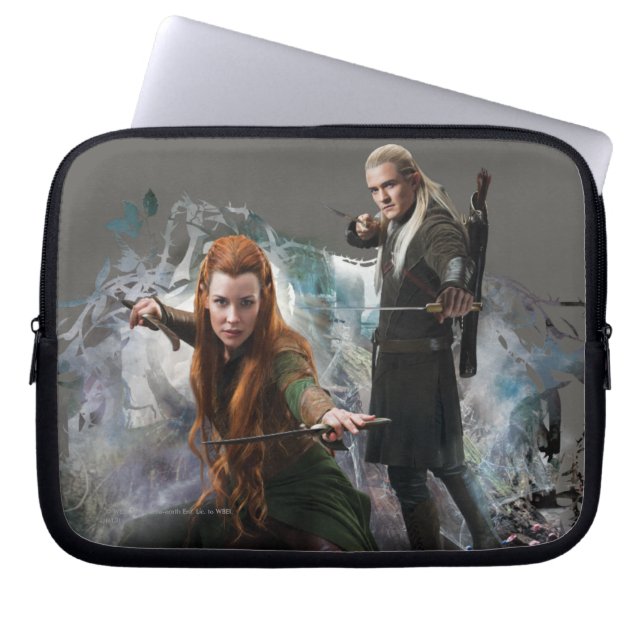 Funda Para Portátil Gráfico TAURIEL™ y LEGOLAS GREENLEAF™ (Frente)