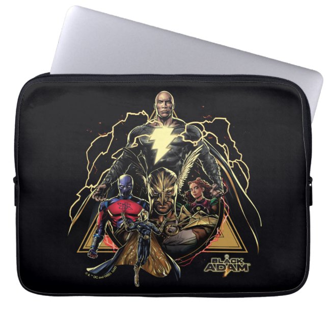 Funda Para Portátil Gráfico triangular Black Adam (Frente)