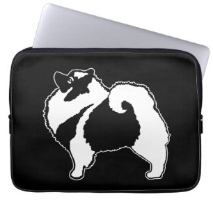 Funda Para Portátil Gráficos de Keeshond - Arte de perro original lind