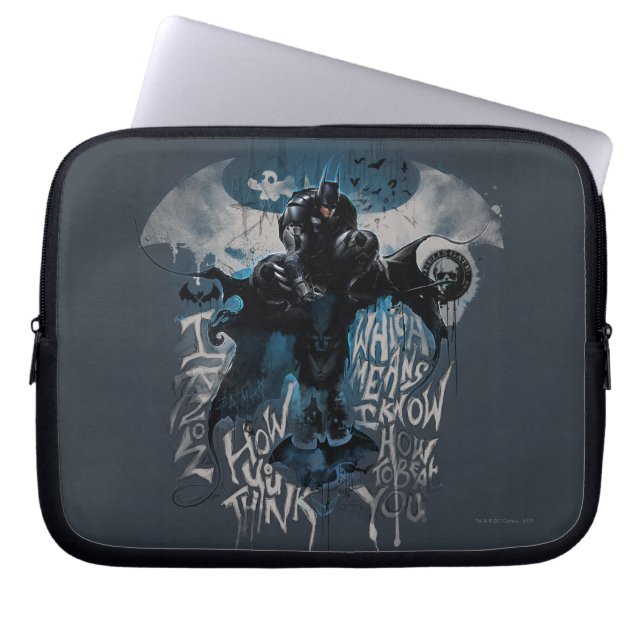 Funda Para Portátil Grafiti de Batman - Sé Cómo Piensas (Frente)
