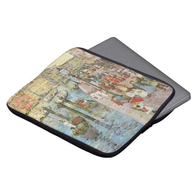 Funda Para Portátil Gran Canal, Venecia de Maurice Prendergast (Superior anverso)