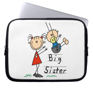 Funda Para Portátil Gran Hermana con pequeños regalos de Hermano