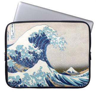 Funda Para Portátil Gran ola de Bella Artes japonés Kanagawa Hokusai
