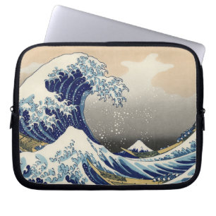 Funda Para Portátil Gran ola de pintura japonesa Kanagawa