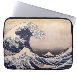 Funda Para Portátil Gran ola frente a la costa de Kanagawa por Hokusai